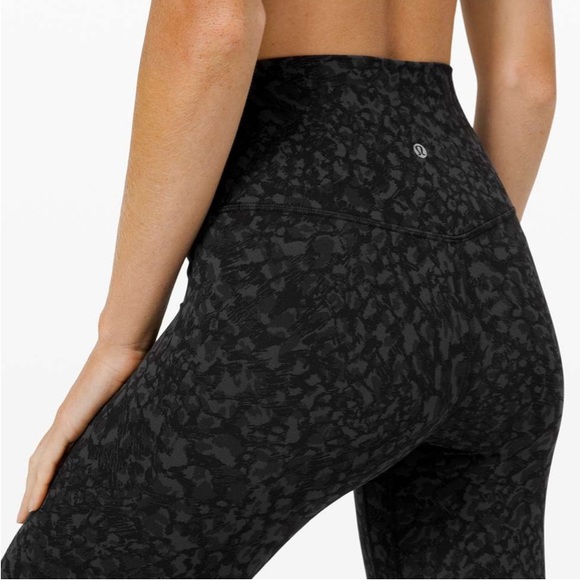 lululemon athletica Pants - Lululemon Align Pant II 25” Leggings High-Rise Wild Thing Camp Deep Coal Multi 4